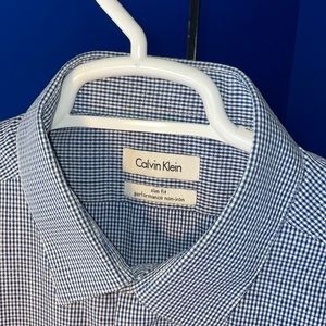 No Iron! Slim fit performance Calvin Klein